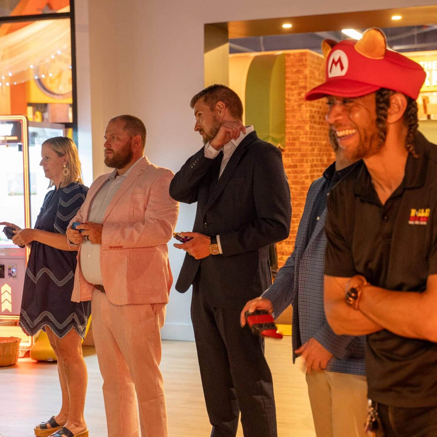 Attendees enjoying the miriam p. Brenner children's museum gala event.